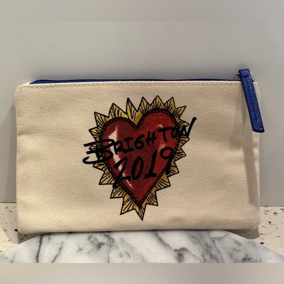 Brighton Birds on Canvas 2019 Cosmetic Pouch “Love of Art” - Picture 7 of 8